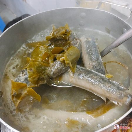 canh chua cá kèo lá giang