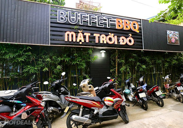 Quán Buffet BBQ Mặt Trời Đỏ được nhiều thực khách đến thưởng thức mỗi ngày